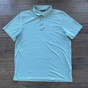 TRAVIS Mathew Pima Cotton Collared Golf Polo Shirt Green Men’s Sz XXL  ⛳️